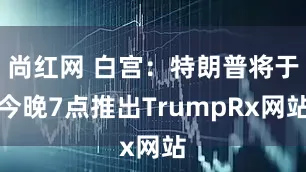 尚红网 白宫：特朗普将于今晚7点推出TrumpRx网站