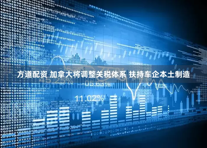 方道配资 加拿大将调整关税体系 扶持车企本土制造